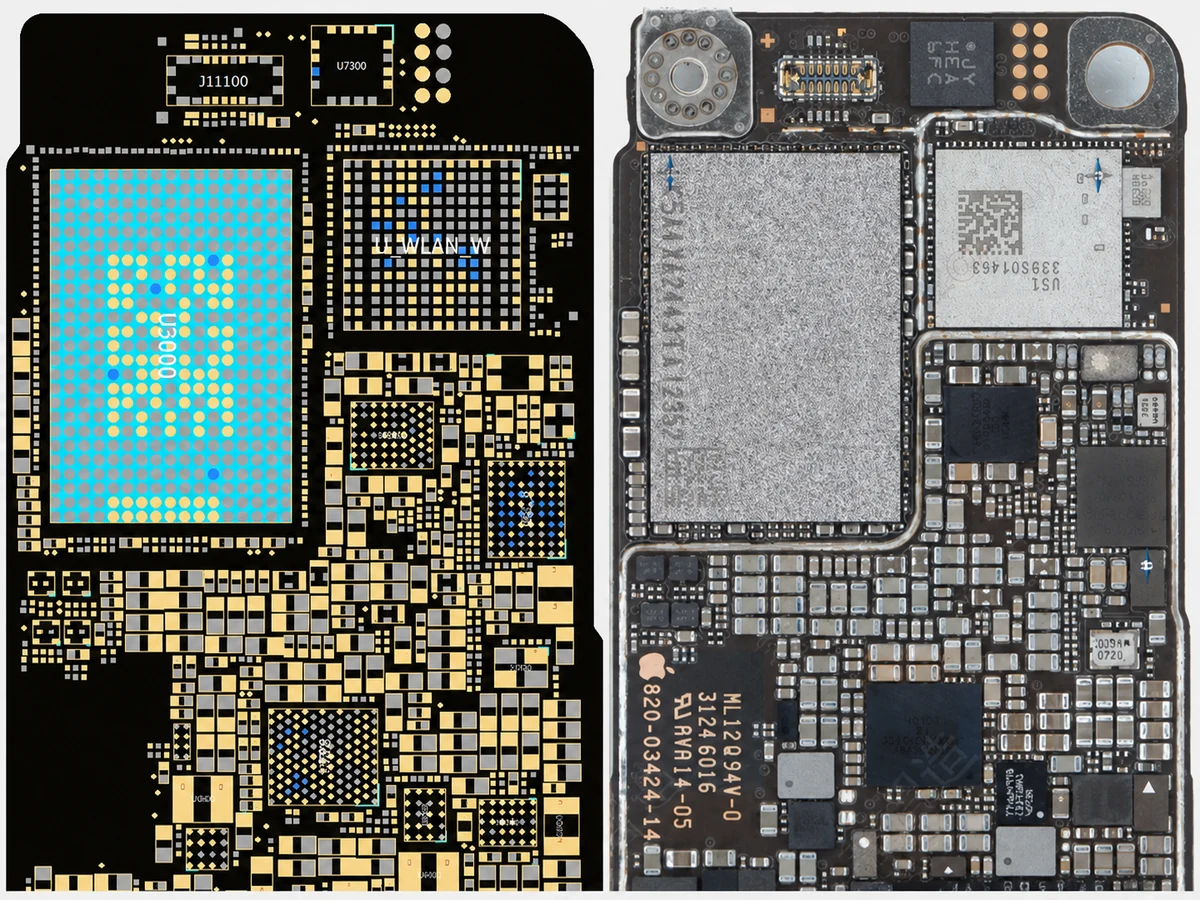 Technician diagnosing a smartphone beside a computer for professional data recovery